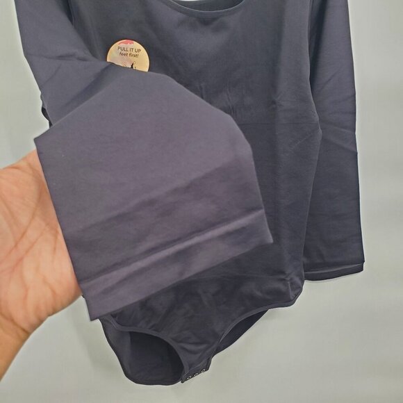 Shapermint Allday Everyday Long Sleeve Bodysuit Women Size 4XL Plus NWT Scoop - Picture 3 of 12
